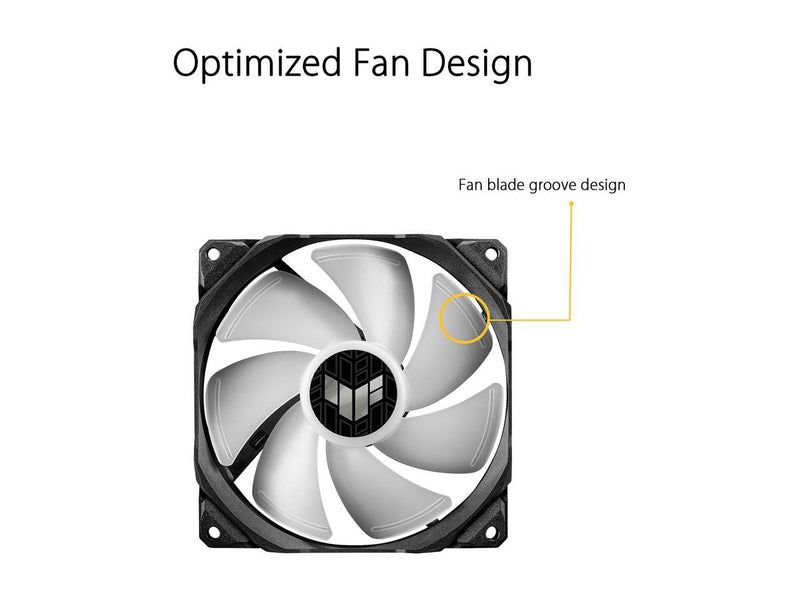 ASUS TUF Gaming LC 240 ARGB All-in-one Liquid CPU Cooler (Aura Sync, Dual