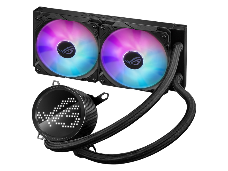 ASUS ROG RYUO III 240 ARGB AIO Liquid CPU Cooler 240mm Radiator, Asetek 8th gen