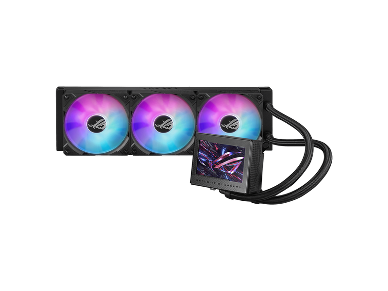 ASUS ROG Ryujin III 360 ARGB all-in-one liquid CPU cooler with 360mm radiator.