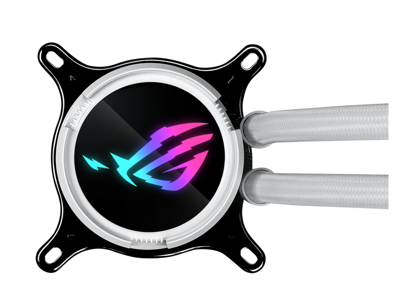 ASUS ROG Strix LC III 360 ARGB White Edition all-in-one CPU liquid cooler with