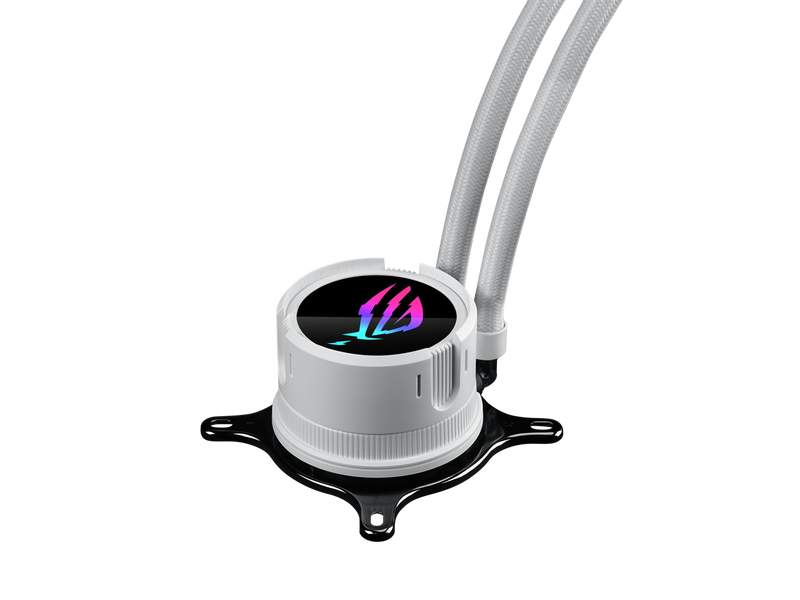 ASUS ROG Strix LC III 360 ARGB White Edition all-in-one CPU liquid cooler with