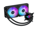 ASUS ROG Strix LC III 240 ARGB all-in-one CPU liquid cooler with 360° rotatable