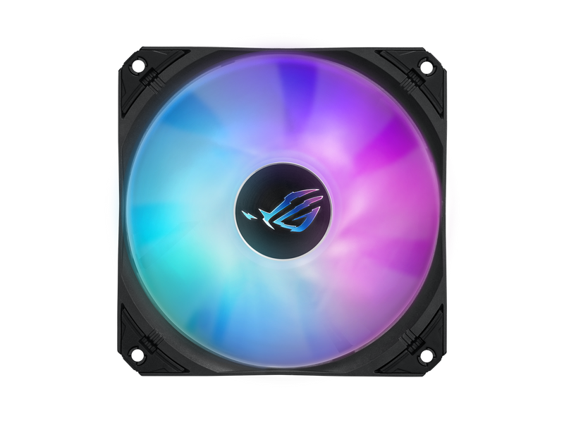 ASUS ROG Strix LC III 240 ARGB all-in-one CPU liquid cooler with 360° rotatable
