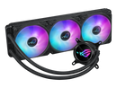 ASUS ROG Strix LC III 360 ARGB all-in-one CPU liquid cooler with 360° rotatable