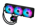 ASUS ROG Strix LC III 360 ARGB all-in-one CPU liquid cooler with 360° rotatable