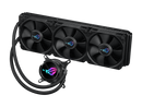 ASUS ROG Strix LC III 360 all-in-one CPU liquid cooler with 360° rotatable water