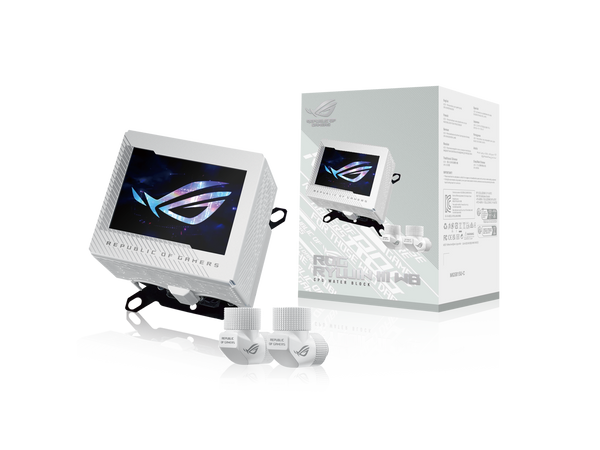 ASUS ROG RYUJIN III WB WHT CPU Water Block - Intel LGA 1700, 1200, 115X - AMD