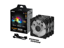 ASUS TUF Gaming TR120 ARGB Reverse Fan - Black - Triple Pack Higher Cooling