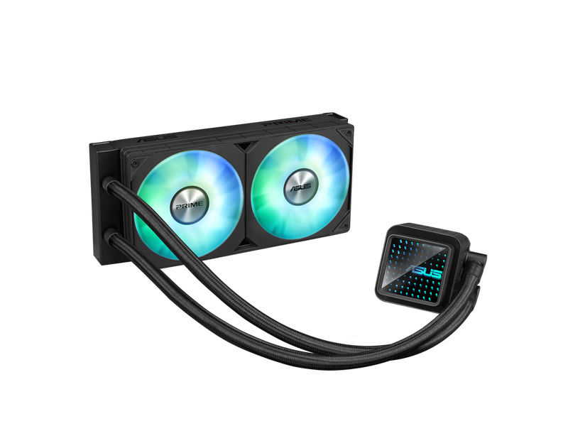 ASUS Prime LC 240 ARGB all-in-one AIO CPU liquid cooler AMD: AM5 & AM4 Intel: