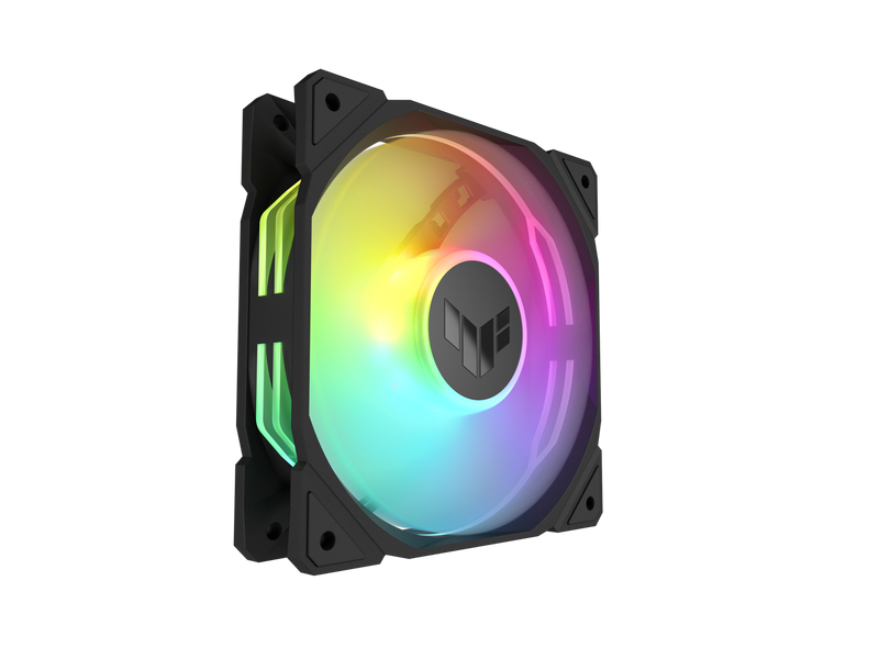 ASUS TUF Gaming TR120 ARGB Fan - Black - Triple Pack Higher Cooling Performance