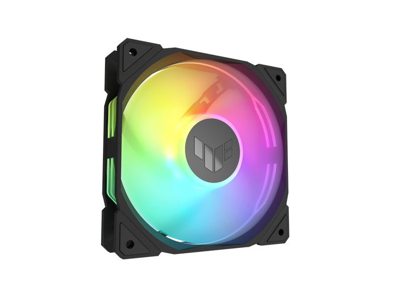 ASUS TUF Gaming TR120 ARGB Fan - Black - Triple Pack Higher Cooling Performance