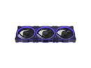 ASUS Prime MR120 ARGB fan black triple pack, 28mm extra-thick frame, quiet,