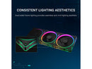ASUS Prime MR120 ARGB reverse fan black single pack, 28mm extra-thick frame,