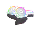 ASUS Prime MR120 ARGB fan white triple pack, 28mm extra-thick frame, quiet,