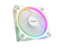 ASUS Prime MR120 ARGB fan white single pack, 28mm extra-thick frame, quiet,