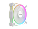 ASUS Prime MR120 ARGB fan white single pack, 28mm extra-thick frame, quiet,