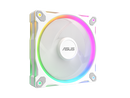 ASUS Prime MR120 ARGB fan white single pack, 28mm extra-thick frame, quiet,