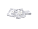 ASUS ProArt PF120 White Edition 3-Pack 120mm PWM Fans, 3000RPM, High
