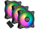 CoolerMaster MasterFan MF120 Halo 3-in-1 Double Ring addressable RGB Lighting