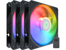 Cooler Master SickleFlow 120 V2 ARGB 3in1 Square Frame Fan, ARGB 3-Pin