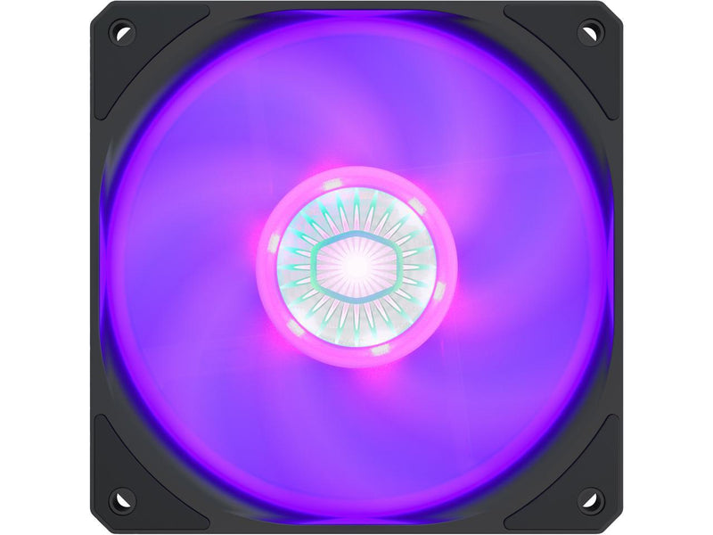 Cooler Master SickleFlow 120 V2 RGB Square Frame Fan, RGB 4-Pin Custom ...