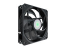 Cooler Master SickleFlow 120 V2 All-Black Square Frame Fan with  Air Balance