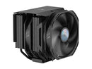 CoolerMaster MasterAir MA624 Stealth CPU Air Cooler, 6 Heat Pipes, Nickel