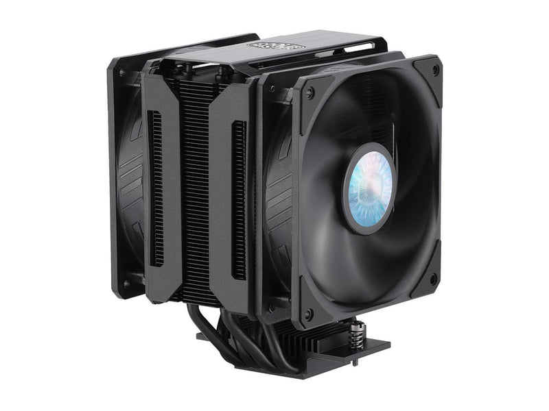 Cooler Master MasterAir MA612 Stealth ARGB CPU Air Cooler, 6 Heat Pipes