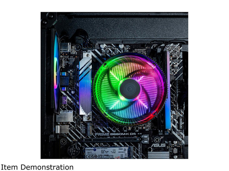 Cooler Master i70C LGA1700 ARGB Intel Low-Profile CPU Air Cooler, Anodized Black