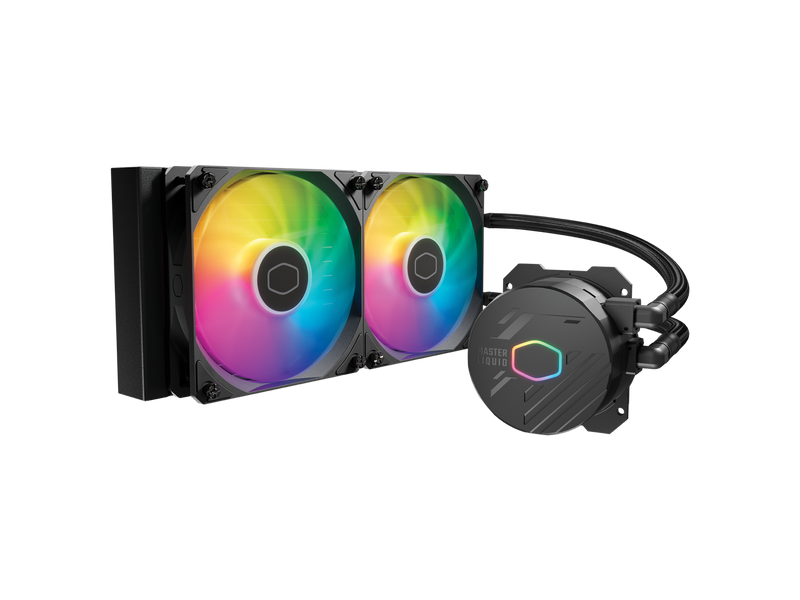 Cooler Master MasterLiquid 240L Core 240mm Close-Loop AIO Liquid Cooler, ARGB