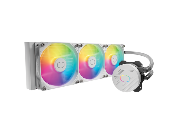 Cooler Master MasterLiquid 360L Core White 360mm Close-Loop AIO Liquid Cooler,