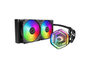 Cooler Master MasterLiquid 240 Atmos ARGB AIO Liquid Cooler, Customize Pump,