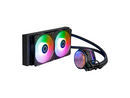 Cooler Master MasterLiquid 240 Atmos ARGB AIO Liquid Cooler, Customize Pump,