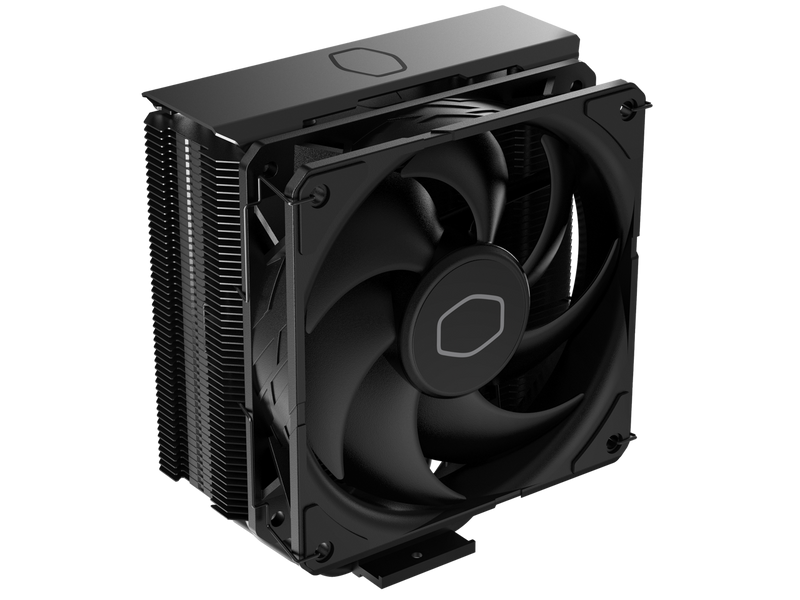 Cooler Master Hyper 212 Black CPU Air Cooler, SickleFlow 120mm Fan, Aluminum Top