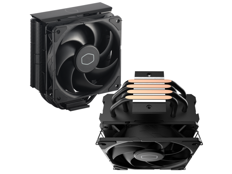 Cooler Master Hyper 212 Black CPU Air Cooler, SickleFlow 120mm Fan, Aluminum Top