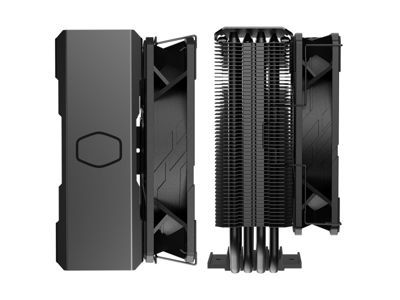 Cooler Master Hyper 212 Black CPU Air Cooler, SickleFlow 120mm Fan, Aluminum Top