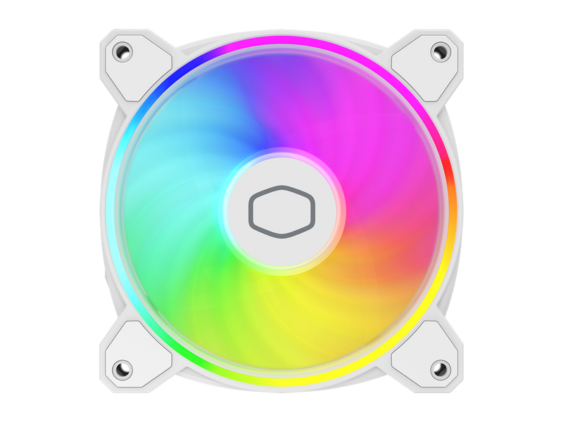 Cooler Master MasterFan MF120 Halo² White 3in1 PC Case|Liquid Cooler|Air Cooler