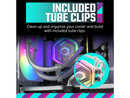 CoolerMaster MasterLiquid 360 Atmos White ARGB Close-Loop AIO Liquid Cooler,