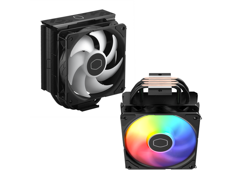 Cooler Master Hyper 212 Pro aRGB CPU Cooler, SickleFlow Edge 120 PWM Fan,