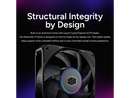 Cooler Master MasterFan M Series 120mm PC Case Fan, LCP Blades, Aluminum Frame,