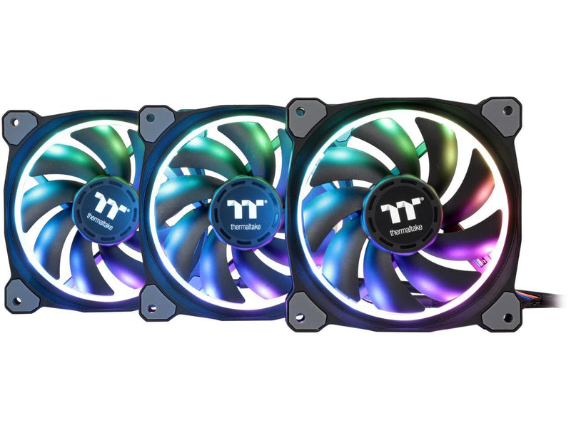 Thermaltake Riing Plus 12 LED RGB CL-F053-PL12SW-A 120 mm 12 Separately