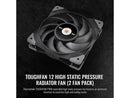 Thermaltake ToughFan 12 High Static Pressure 2000 PWM, Metal-Reinforced