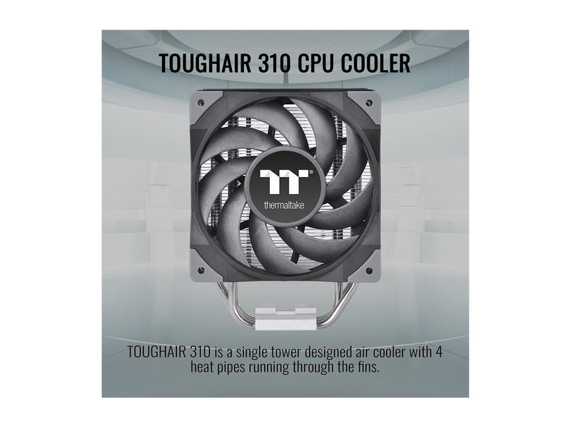 Thermaltake TOUGHAIR 310 170W TDP CPU Cooler, Intel/AMD Universal Socket