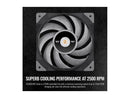 Thermaltake ToughFan 12 Turbo, PWM Controlled PWM 500~2500rpm, Metal-Reinforced