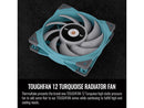 Thermaltake ToughFan 12 Turquoise High Static Pressure 2000