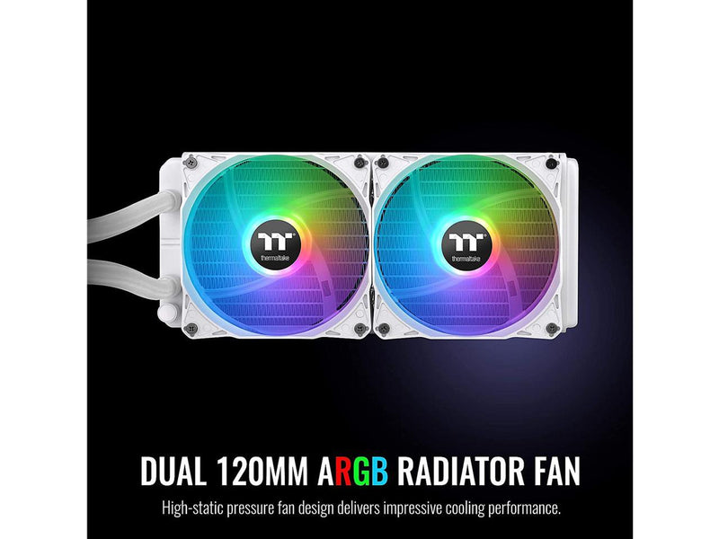 Thermaltake TH ARGB TH240 ARGB SYNC SNOW EDITION Water Cooler