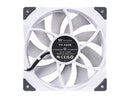 Thermaltake ToughFan 12 White High Static Pressure 2000 PWM, Metal-Reinforced