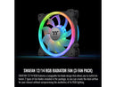 Thermaltake SWAFAN 12 RGB Radiator Fan TT Premium Edition 3 Pack, Swappable Fan