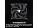 Thermaltake CT120 PC Cooling Fan (2-Fan Pack), Daisy-Chain design, Fan speeds up