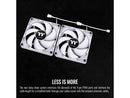 Thermaltake CT140 PC Cooling Fan White (2-Fan Pack), Daisy-Chain design, Fan
